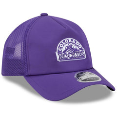 Colorado Rockies 2026 Batting Practice Alternate Apex 9FORTY Adjustable Hat Purple | New Era
