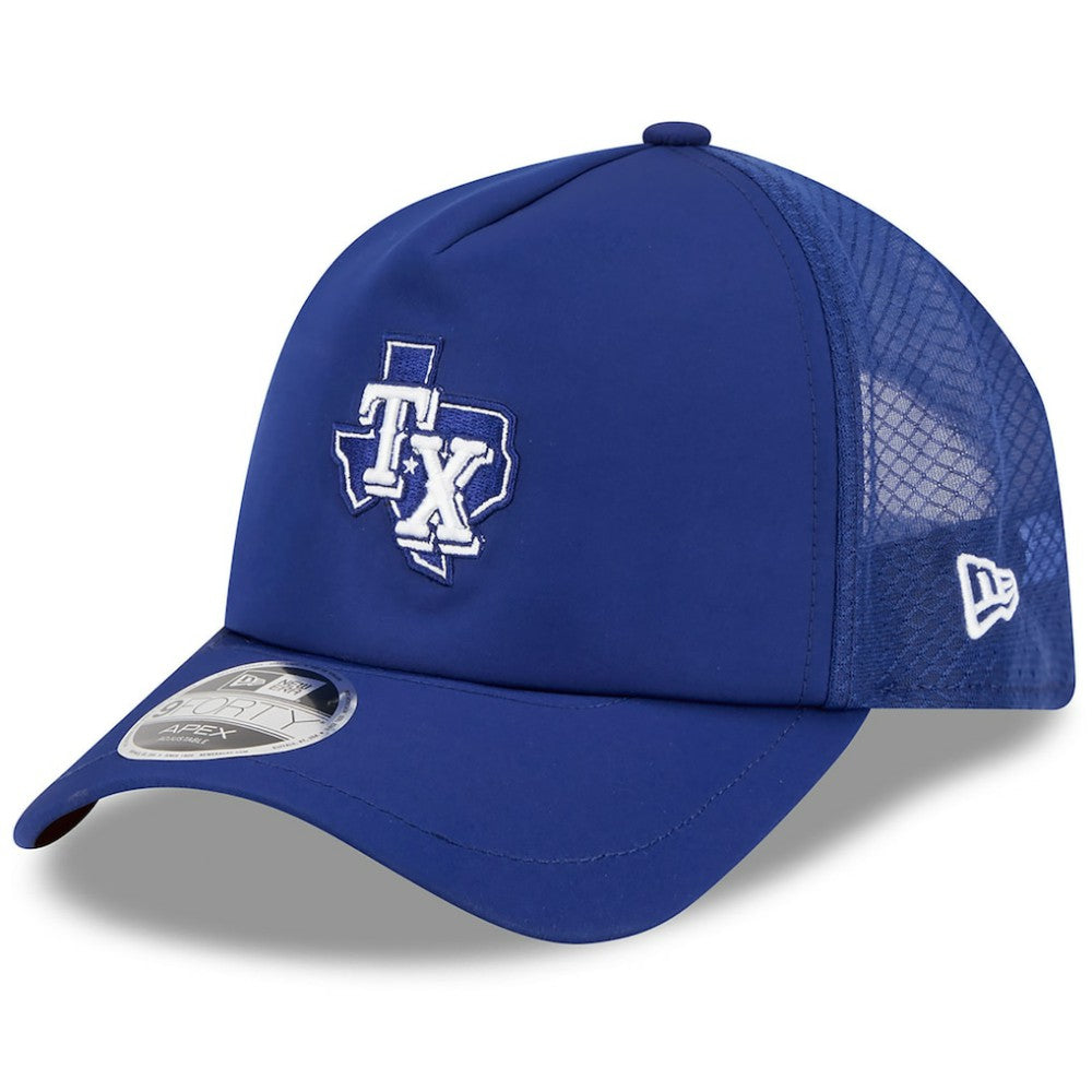 Texas Rangers 2026 Batting Practice Alternate Apex 9FORTY Adjustable Hat Royal | New Era
