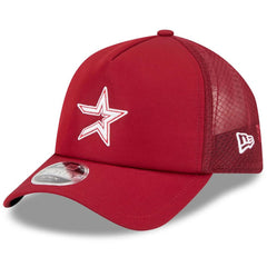 Houston Astros 2026 Batting Practice Alternate Apex 9FORTY Adjustable Hat Red | New Era