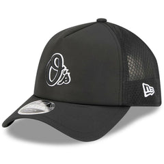 Baltimore Orioles 2026 Batting Practice Alternate Apex 9FORTY Adjustable Hat Black | New Era