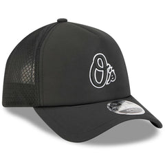 Baltimore Orioles 2026 Batting Practice Alternate Apex 9FORTY Adjustable Hat Black | New Era