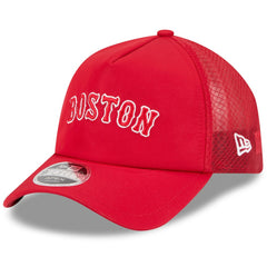 Boston Red Sox 2026 Batting Practice Alternate Apex 9FORTY Adjustable Hat Red | New Era