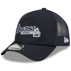 Atlanta Braves 2026 Batting Practice Alternate Apex 9FORTY Adjustable Hat Navy | New Era