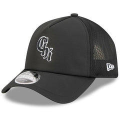 Chicago White Sox 2026 Batting Practice Alternate Apex 9FORTY Adjustable Hat Black | New Era