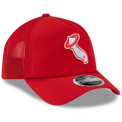 Los Angeles Angels 2026 Batting Practice Alternate Apex 9FORTY Adjustable Hat Red | New Era