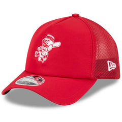 Cincinnati Reds 2026 Batting Practice Alternate Apex 9FORTY Adjustable Hat Red | New Era