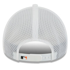 Baltimore Orioles 2026 Batting Practice Apex 9FORTY Adjustable Trucker Hat White | New Era