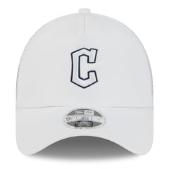 Cleveland Guardians 2026 Batting Practice Apex 9FORTY Adjustable Trucker Hat White | New Era