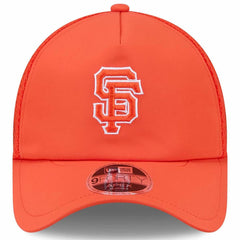 San Francisco Giants 2026 Batting Practice Apex 9FORTY Adjustable Trucker Hat Orange | New Era