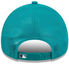 Seattle Mariners 2026 Batting Practice Apex 9FORTY Adjustable Trucker Hat Teal | New Era