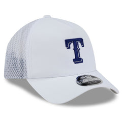 Texas Rangers 2026 Batting Practice Apex 9FORTY Adjustable Trucker Hat White | New Era