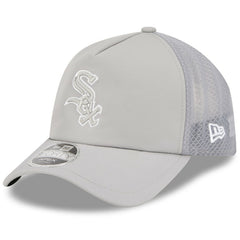 Chicago White Sox 2026 Batting Practice Apex 9FORTY Adjustable Trucker Hat Gray | New Era
