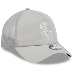 Chicago White Sox 2026 Batting Practice Apex 9FORTY Adjustable Trucker Hat Gray | New Era