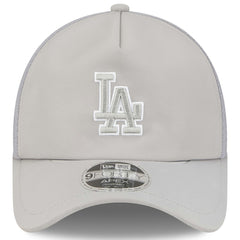 Los Angeles Dodgers 2026 Batting Practice Apex 9FORTY Adjustable Trucker Hat Gray | New Era