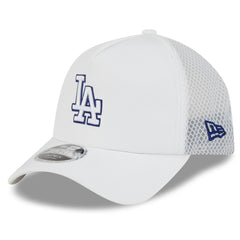 Los Angeles Dodgers 2026 Batting Practice Apex 9FORTY Adjustable Trucker Hat White | New Era
