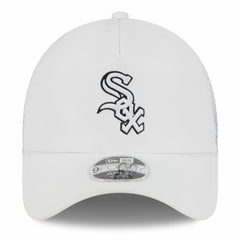 Chicago White Sox 2026 Batting Practice Apex 9FORTY Adjustable Trucker Hat White | New Era