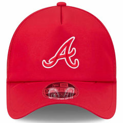 Atlanta Braves 2026 Batting Practice Apex 9FORTY Adjustable Trucker Hat Red | New Era