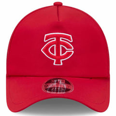 Minnesota Twins 2026 Batting Practice Apex 9FORTY Adjustable Trucker Hat Red | New Era