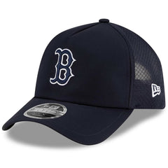 Boston Red Sox 2026 Batting Practice Apex 9FORTY Adjustable Trucker Hat Navy | New Era
