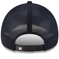 Minnesota Twins 2026 Batting Practice Apex 9FORTY Adjustable Trucker Hat Navy | New Era