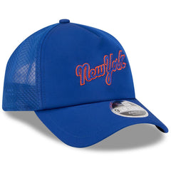 New York Mets 2026 Batting Practice Apex 9FORTY Adjustable Trucker Hat Royal | New Era