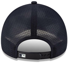 New York Yankees 2026 Batting Practice Apex 9FORTY Adjustable Trucker Hat Navy | New Era