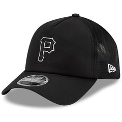 Pittsburgh Pirates 2026 Batting Practice Apex 9FORTY Adjustable Trucker Hat Black | New Era