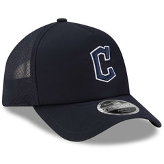 Cleveland Guardians 2026 Batting Practice Apex 9FORTY Adjustable Trucker Hat Navy | New Era