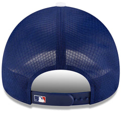 Los Angeles Dodgers 2026 Batting Practice Apex 9FORTY Adjustable Trucker Hat Royal | New Era