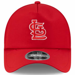 St. Louis Cardinals 2026 Batting Practice Apex 9FORTY Adjustable Trucker Hat Red | New Era