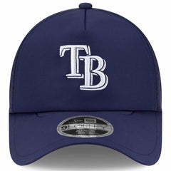 Tampa Bay Rays 2026 Batting Practice Apex 9FORTY Adjustable Trucker Hat Navy | New Era