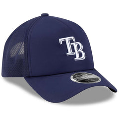Tampa Bay Rays 2026 Batting Practice Apex 9FORTY Adjustable Trucker Hat Navy | New Era