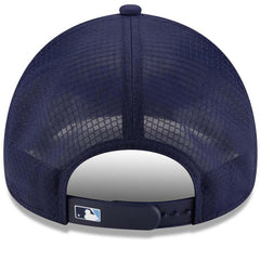 Tampa Bay Rays 2026 Batting Practice Apex 9FORTY Adjustable Trucker Hat Navy | New Era