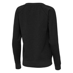 Chicago White Sox Antigua Women's Varsity Tri-Blend V-Neck Long Sleeve T-Shirt Heather Black