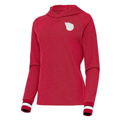 Cleveland Guardians Antigua Women's Trek Pullover Hoodie Red