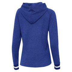 Kansas City Royals Antigua Women's Trek Pullover Hoodie Heather Royal