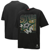 Dallas Stars Mitchell & Ness Women's Choppy Ice Boyfriend T-Shirt Black