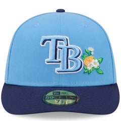 Tampa Bay Rays 2026 Spring Training 59FIFTY Fitted Hat Light Blue/Navy | New Era