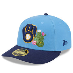 Milwaukee Brewers 2026 Spring Training Low Profile 59FIFTY Fitted Hat Light Blue/Navy | New Era