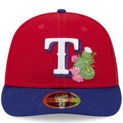 Texas Rangers 2026 Spring Training Low Profile 59FIFTY Fitted Hat Red/Royal | New Era