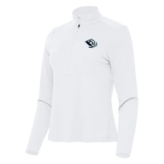 Utah Mammoth Antigua Women's Tribute Half-Zip Pullover White