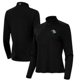 Utah Mammoth Antigua Women's Tribute Half-Zip Pullover Black