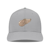 Detroit Red Wings Levelwear Rise Copper Insignia Flex Hat Gray