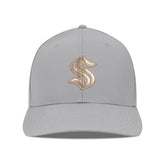 Seattle Kraken Levelwear Rise Copper Insignia Flex Hat Gray