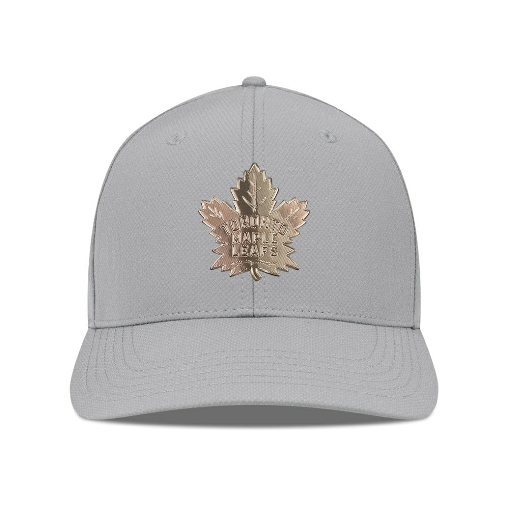 Toronto Maple Leafs Levelwear Rise Copper Insignia Flex Hat Gray
