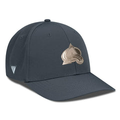 Colorado Avalanche Levelwear Rise Copper Insignia Flex Hat Charcoal