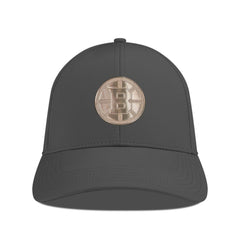 Boston Bruins Levelwear Ascend Copper Insignia Vented Adjustable Hat Charcoal