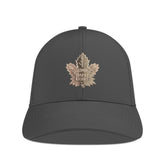 Toronto Maple Leafs Levelwear Ascend Copper Insignia Vented Adjustable Hat Charcoal