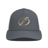 Tampa Bay Lightning Levelwear Signal Copper Insignia Trucker Adjustable Hat Charcoal/White