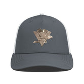 Pittsburgh Penguins Levelwear Signal Copper Insignia Trucker Adjustable Hat Charcoal/White